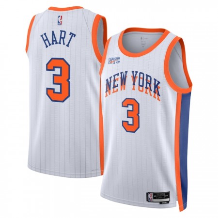 Dres New York Knicks Josh Hart Nike 2024-25 City Edition Bijela Swingman Dres New York Knicks Josh Hart Nike 2024-25 City Edition Bijela Swingman